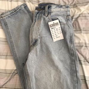 BRANDY MEVILLE Lightwashed Mom Jeans